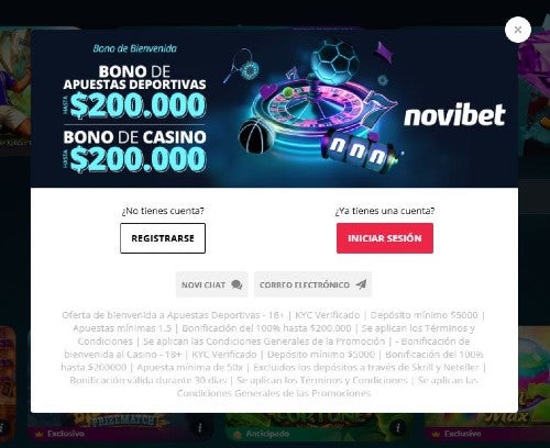 abrir cuenta novibet chile